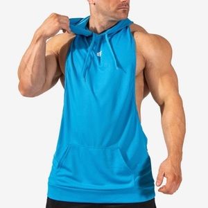 New Mens Jed North Sleeveless Hoodie Tank Top M